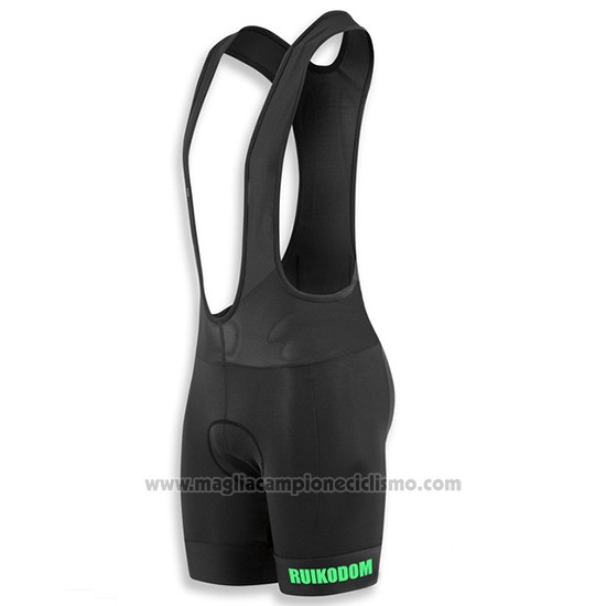 2018 Abbigliamento Ciclismo Cervelo Verde e Nero Manica Corta e Salopette